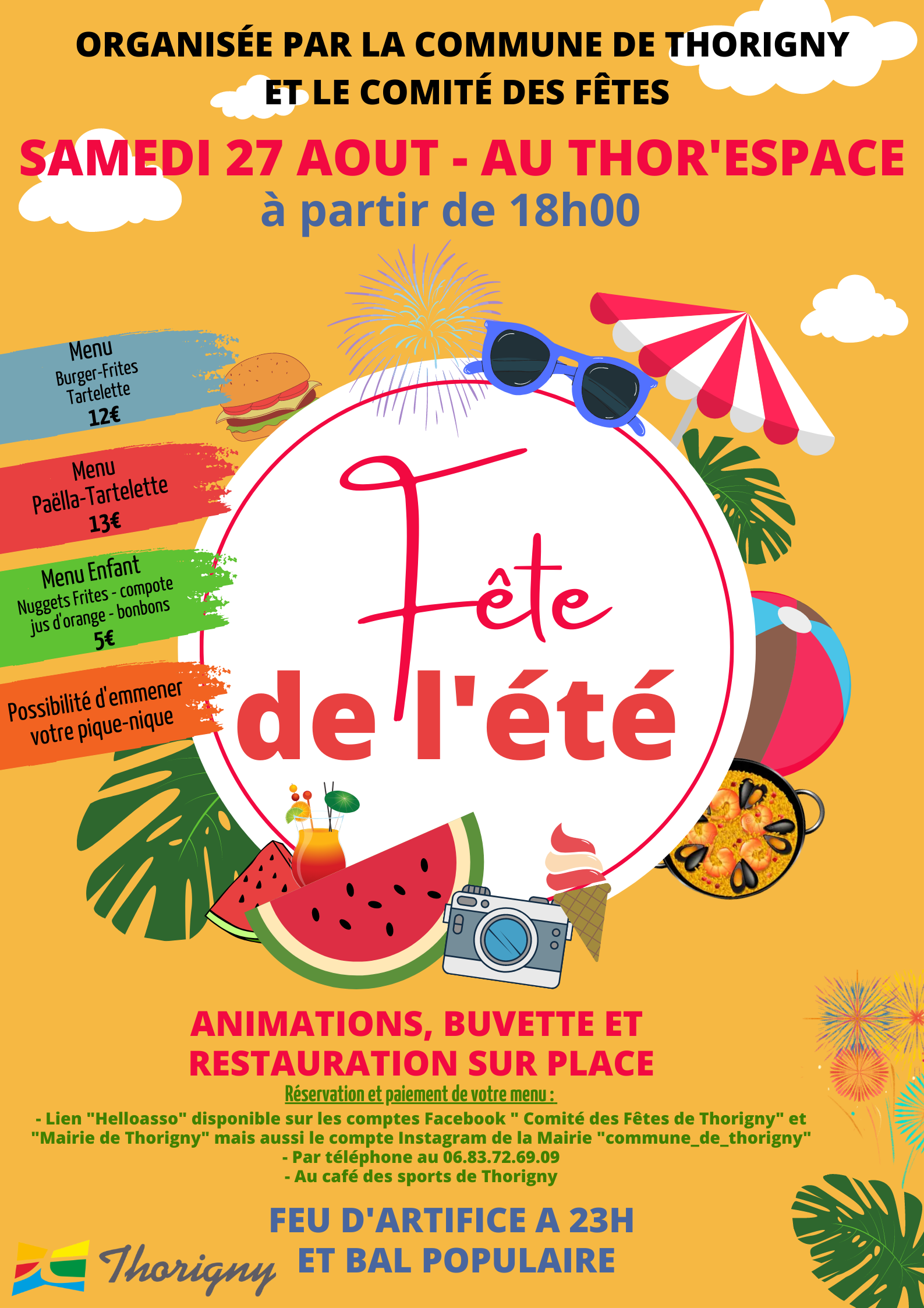 AFFICHE FETE ETE