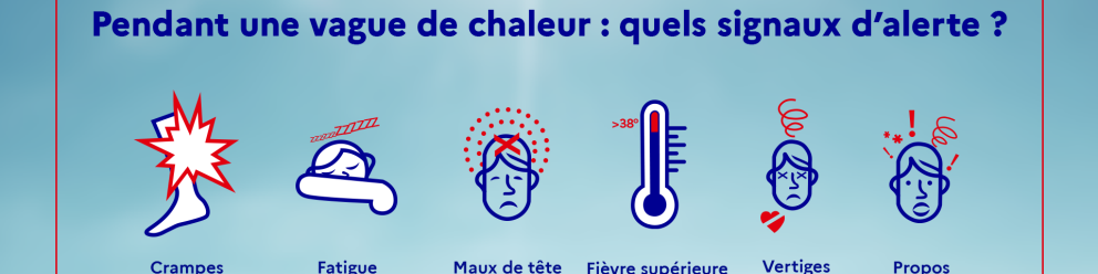 PRENEZ SOIN DE VOUS LORS DES VAGUES DE CHALEUR