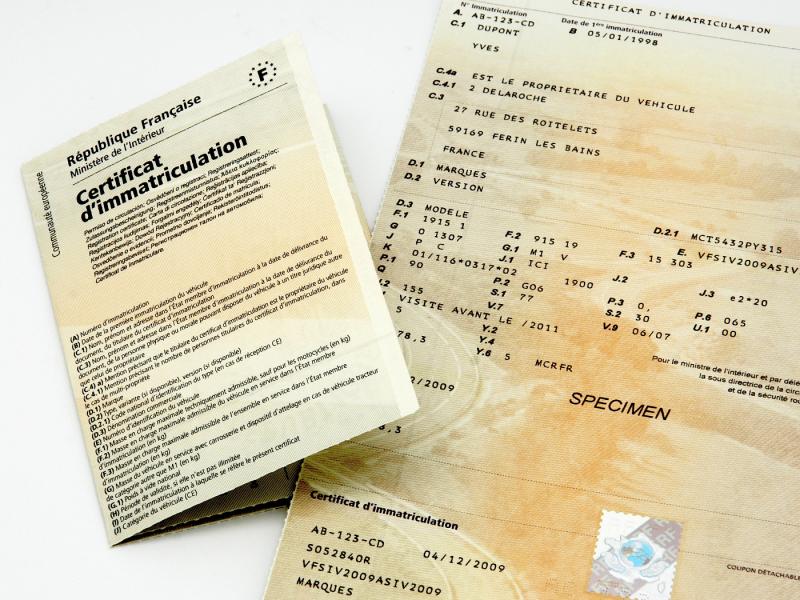 Carte grise - Démarches administratives 2023 (Arnaque aux faux sites administratifs dans le département )