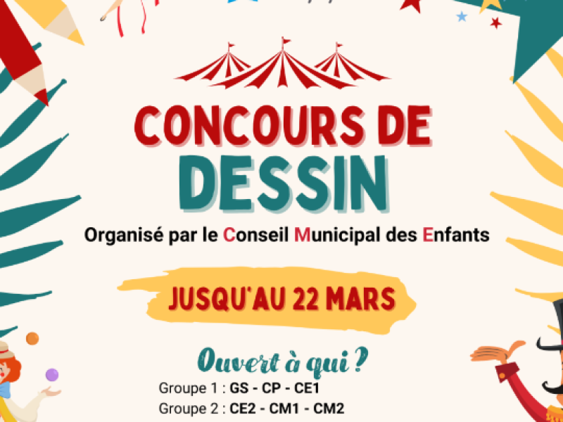 CONCOURS DE DESSIN - thème "Cirque"