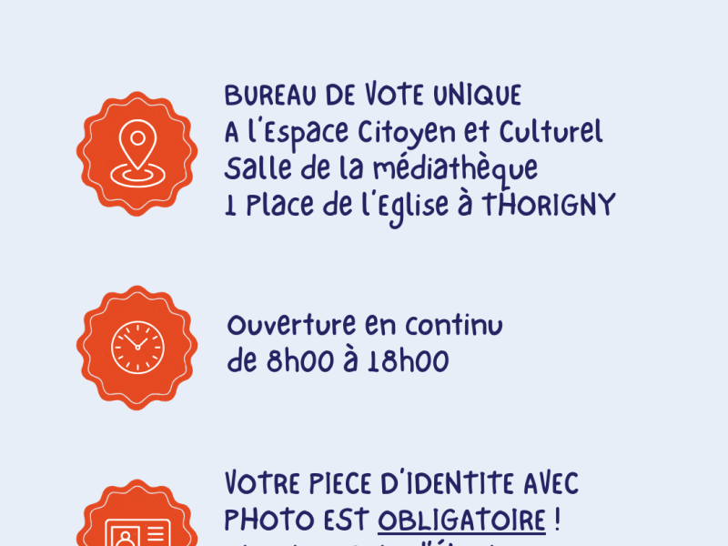 Les élection municipales... c'est dimanche 15 Mars 2026.