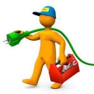Logo technicien pour coupure de courant