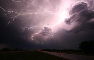 Orages violents