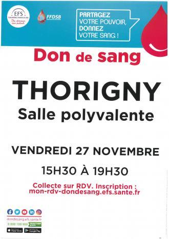 Affiche don du sang
