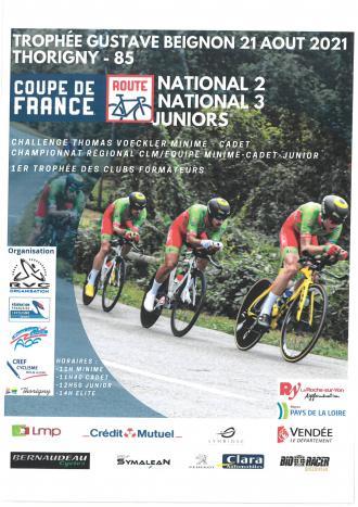 Affiche course cyclistes
